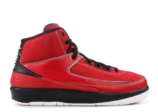 Meilleures Air Jordan 2 Retro (Gs) Rouge Noir (395718-601)