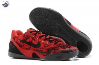 Meilleures Nike Kobe IX 9 Low Em Noir Rouge