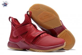 Meilleures Nike Lebron Soldier XII 12 Rouge Marron