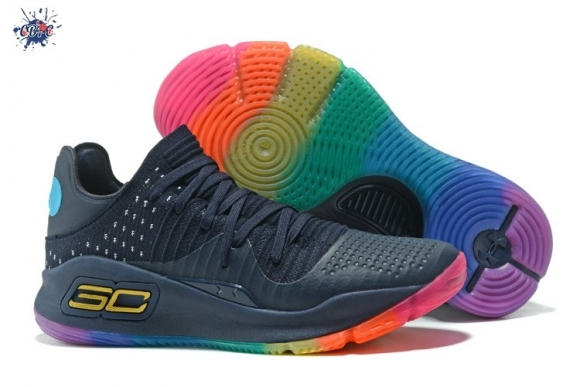 Meilleures Under Armour Curry 4 Low Rainbow