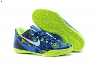 Meilleures Nike Kobe 9 Elite Jaune Bleu Vert