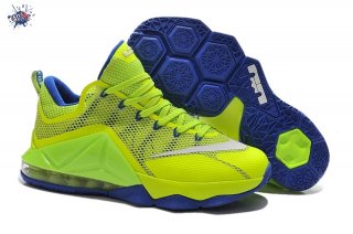 Meilleures Nike Lebron 12 Bleu Vert