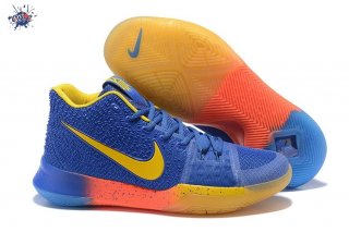 Meilleures Nike Kyrie Irving III 3 Bleu Orange Jaune