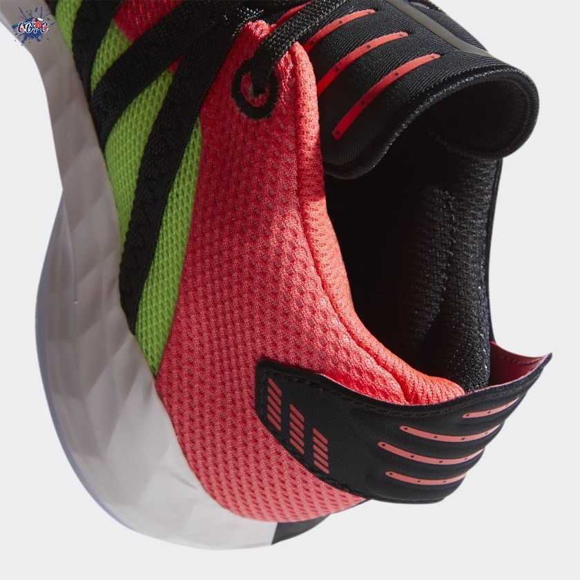 Meilleures Adidas Damian Lillard VI 6 (GS) Noir Rouge (EH2791)